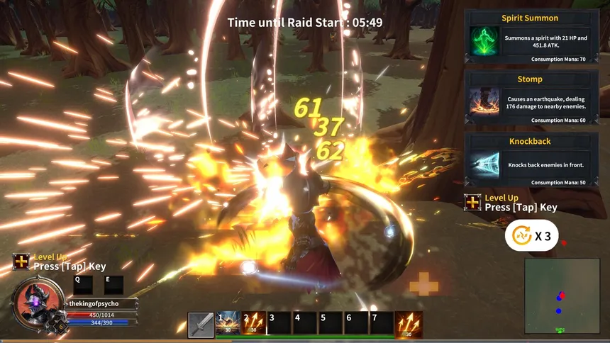 Скриншот 2 к игре Raid One : 1 vs 5 Online Boss Battle