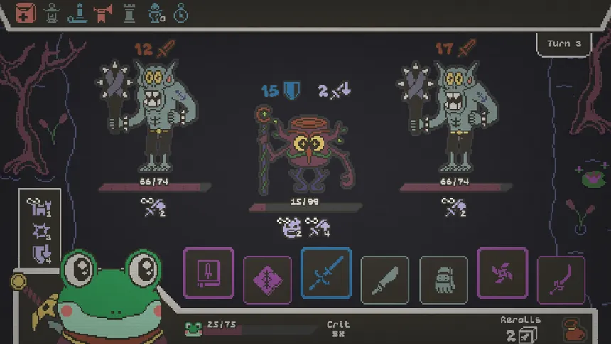 Скриншот 1 к игре Ribbit Rogue
