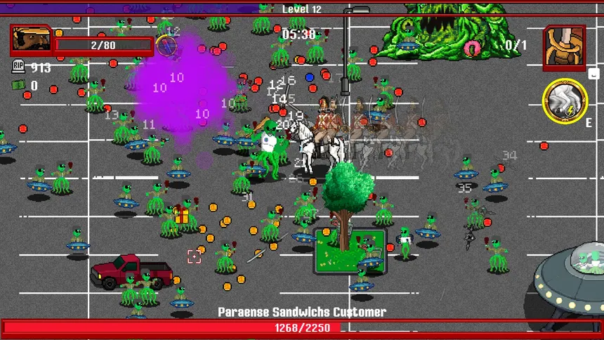 Скриншот 1 к игре WorldWatch: Superhero Bullet Heaven