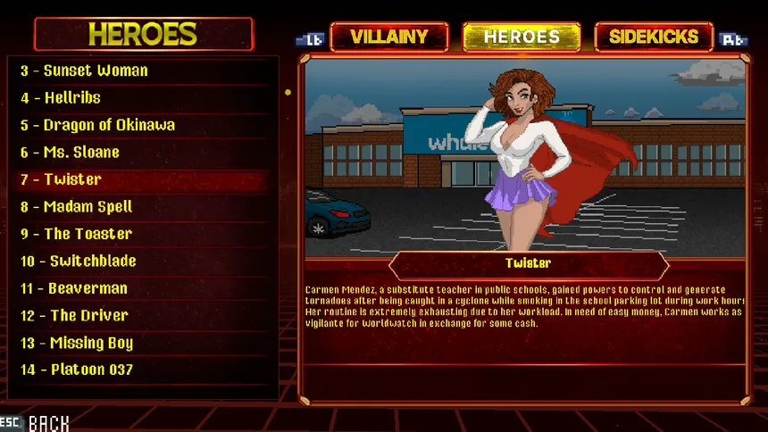 Скриншот 7 к игре WorldWatch: Superhero Bullet Heaven