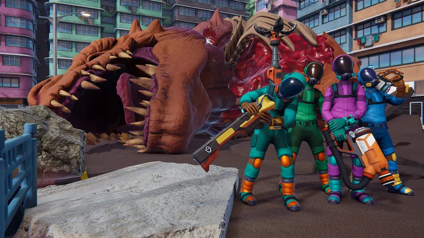 Скриншот 1 к игре Kaiju Cleanup