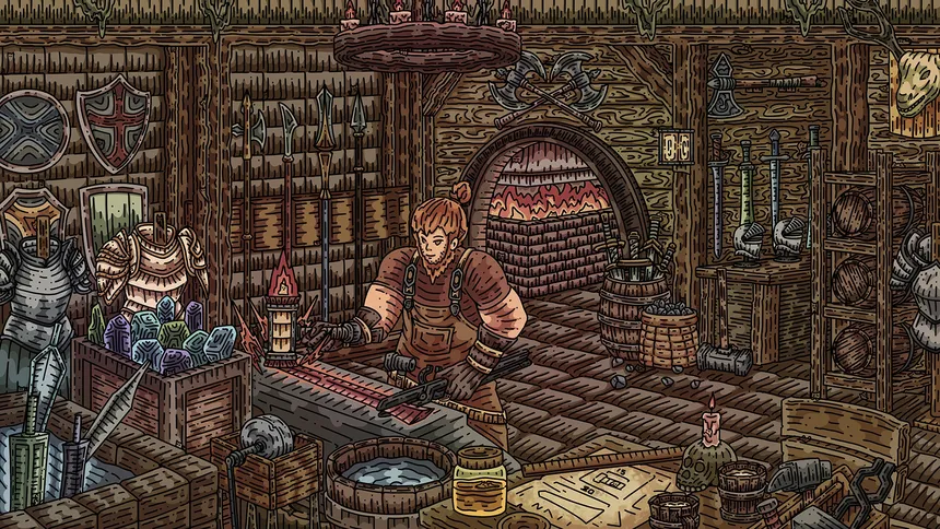 Скриншот 2 к игре 100 Blacksmith Cats