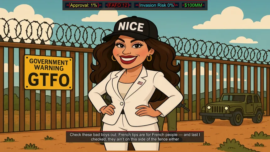 Скриншот 1 к игре FAFO Executive Order Simulator