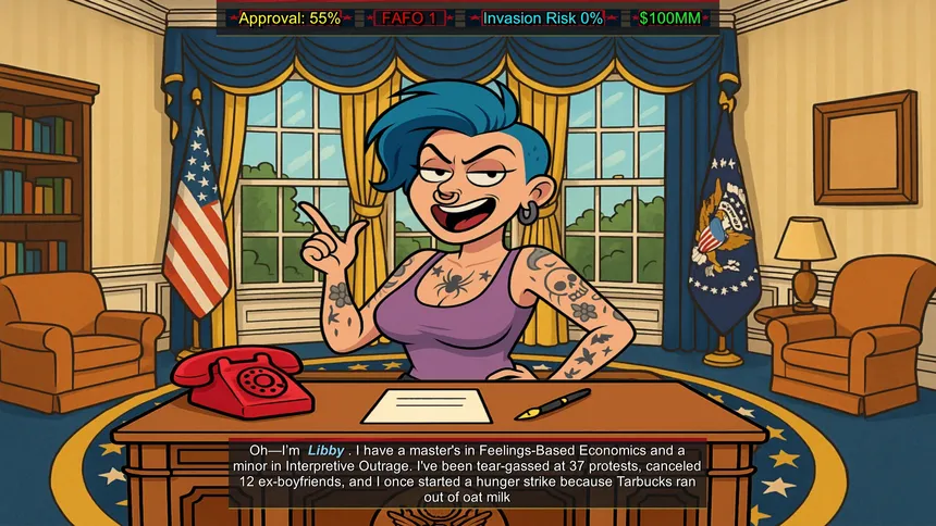 Скриншот 2 к игре FAFO Executive Order Simulator