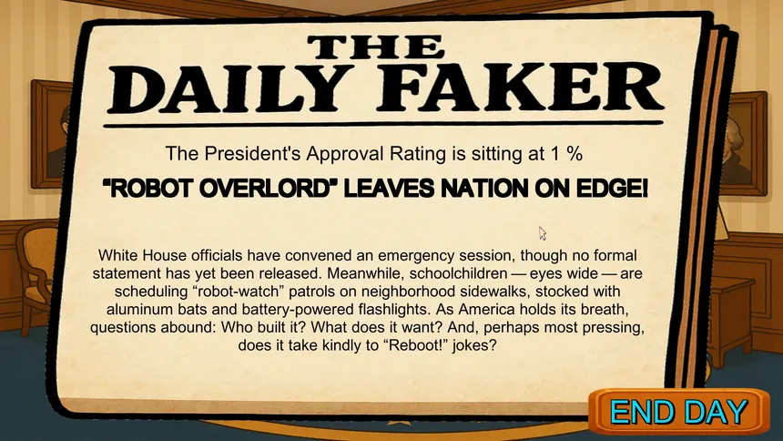 Скриншот 3 к игре FAFO Executive Order Simulator