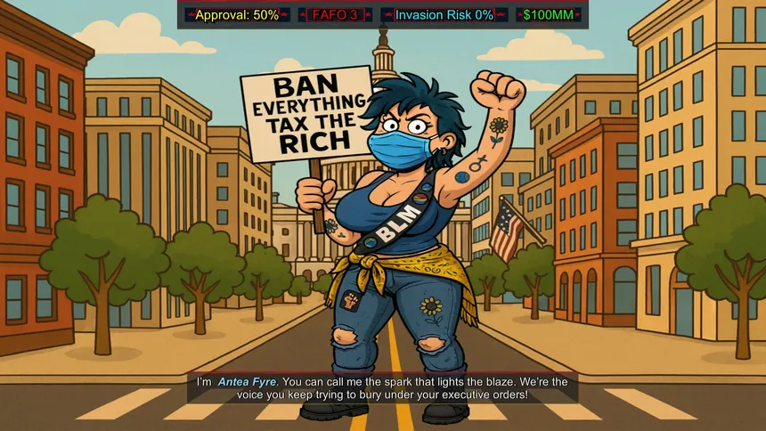 Скриншот 4 к игре FAFO Executive Order Simulator