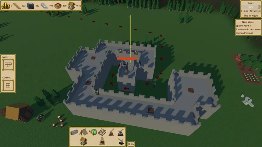 Скриншот 1 к игре Defense of the Offensive King