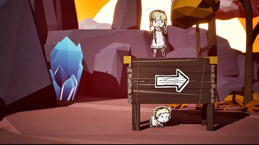 Скриншот 4 к игре Anna & Emma - Paper Adventure