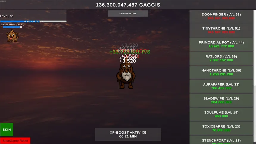 Скриншот 5 к игре Gaggi Clicker 2