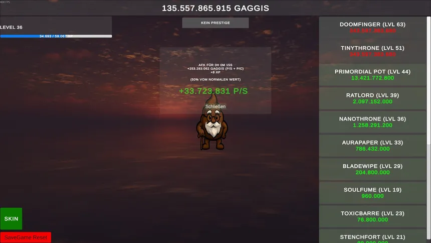 Скриншот 6 к игре Gaggi Clicker 2