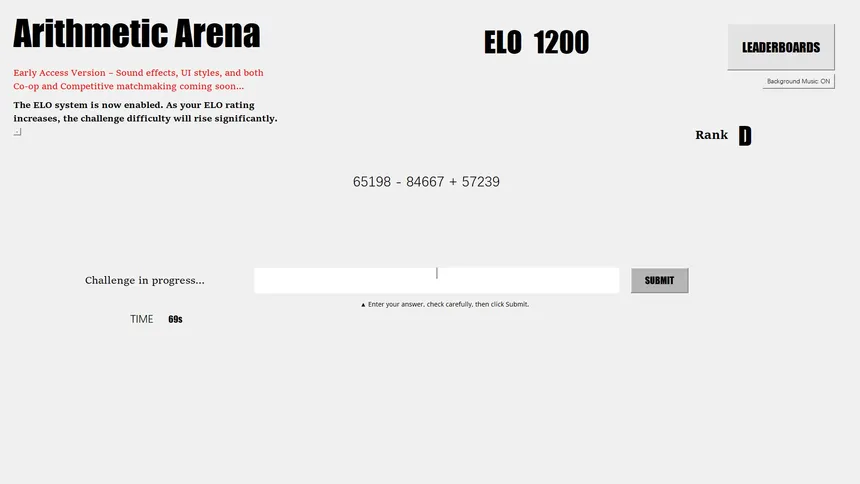 Скриншот 6 к игре Arithmetic Arena