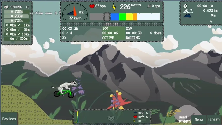 Скриншот 2 к игре Weasel Wes's Cycling Simulator