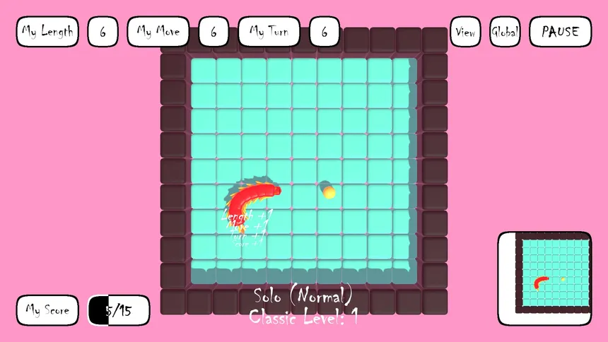 Скриншот 1 к игре AI Snake