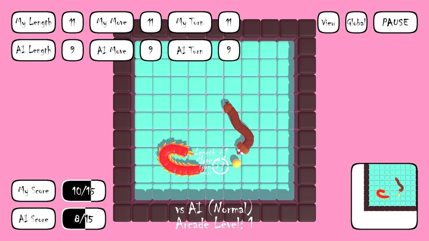 Скриншот 3 к игре AI Snake
