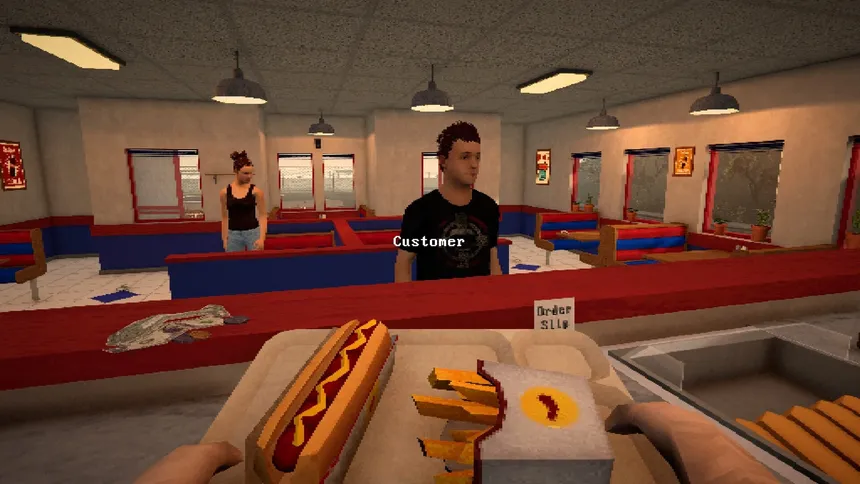 Скриншот 1 к игре Meat Grinder: Hotdog Simulator