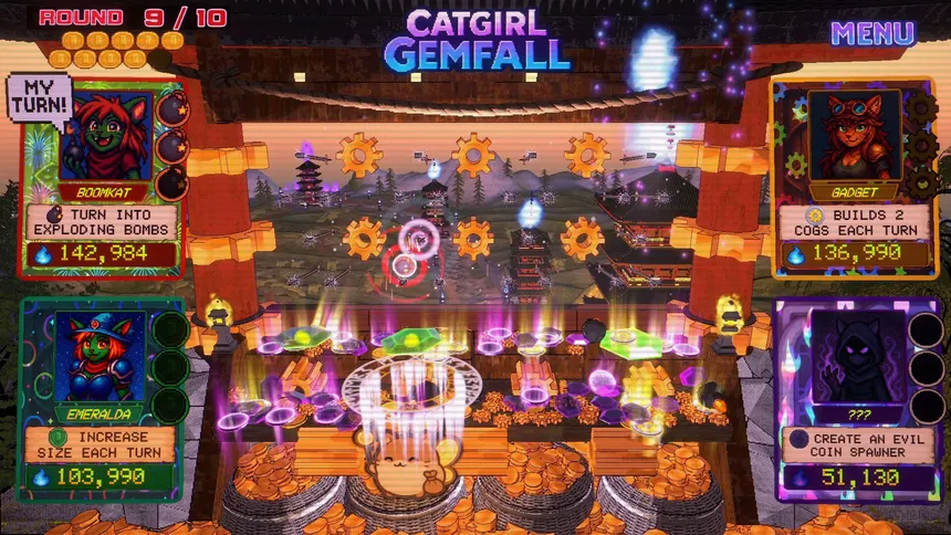 Скриншот 7 к игре Catgirl Gemfall