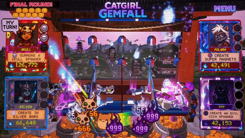 Скриншот 8 к игре Catgirl Gemfall