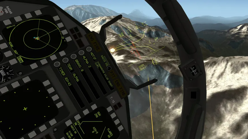 Скриншот 3 к игре Virtual Fighter Maneuvers