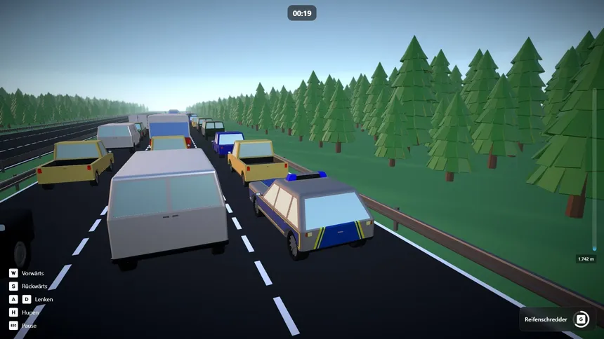 Скриншот 1 к игре TrafficJam - der Stau Simulator