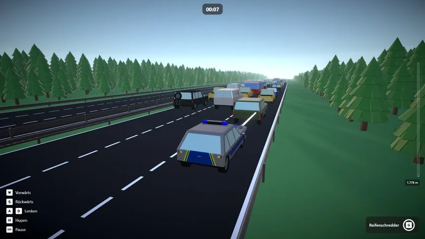 Скриншот 3 к игре TrafficJam - der Stau Simulator