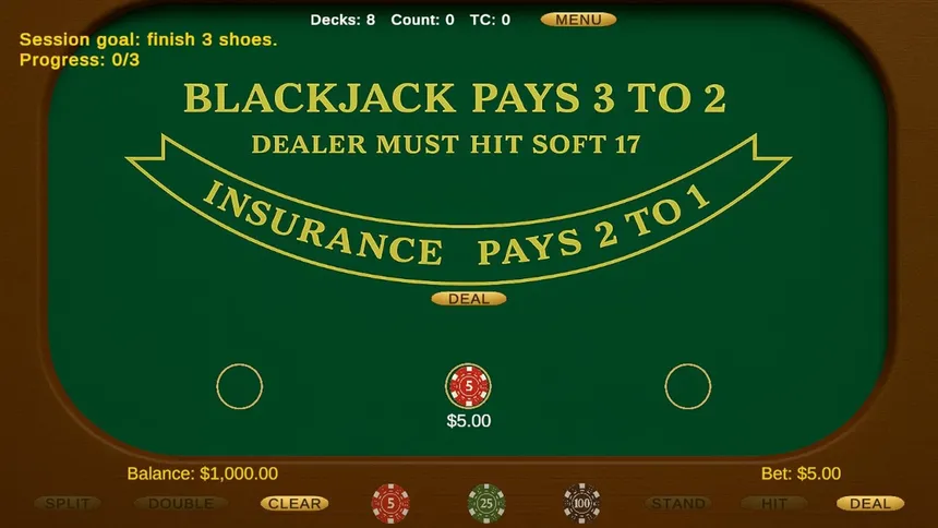 Скриншот 3 к игре Classic Blackjack