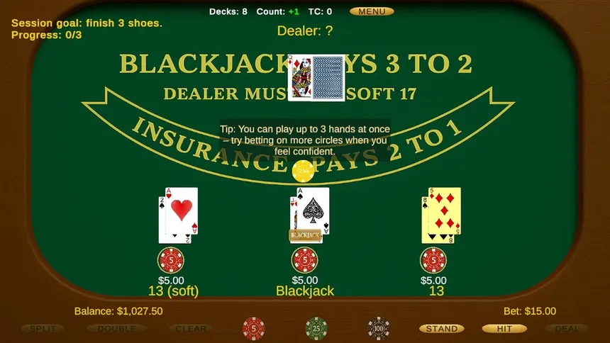 Скриншот 5 к игре Classic Blackjack