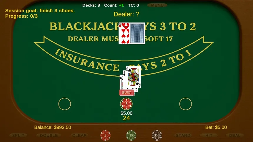 Скриншот 7 к игре Classic Blackjack