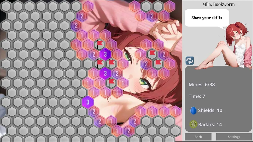 Скриншот 4 к игре Anime Minesweeper