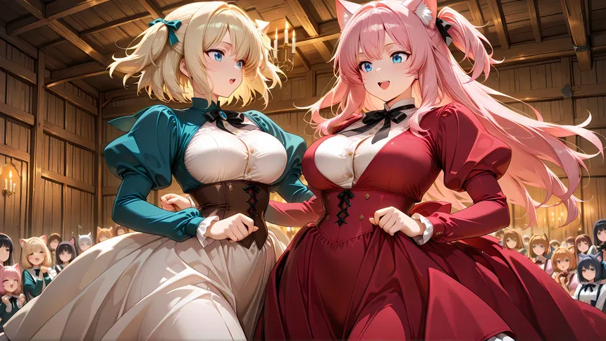 Скриншот 4 к игре A Christmas Carol: But With Anime Girls
