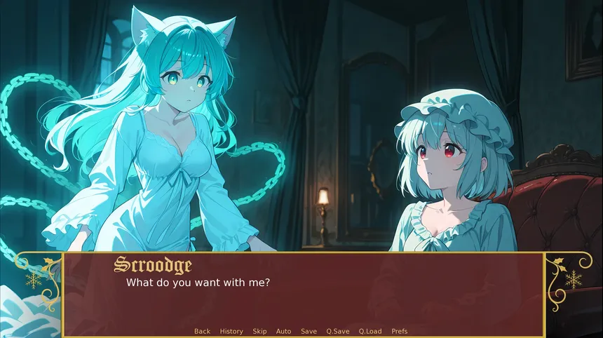 Скриншот 5 к игре A Christmas Carol: But With Anime Girls