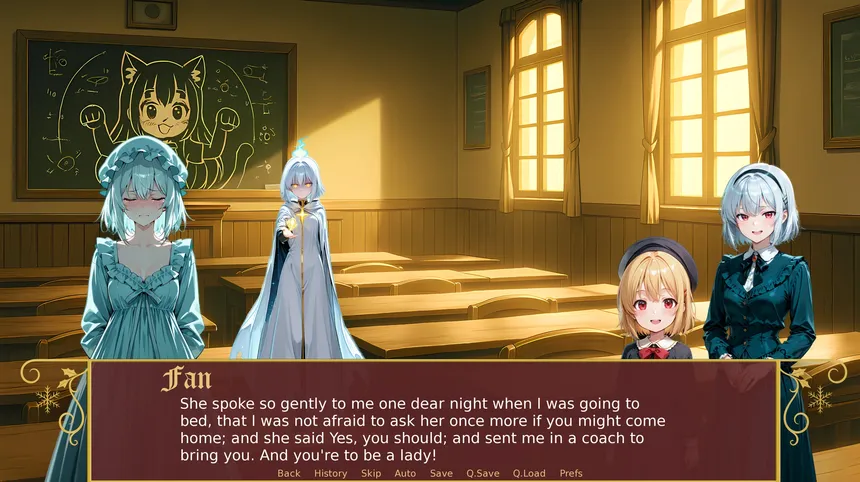 Скриншот 6 к игре A Christmas Carol: But With Anime Girls