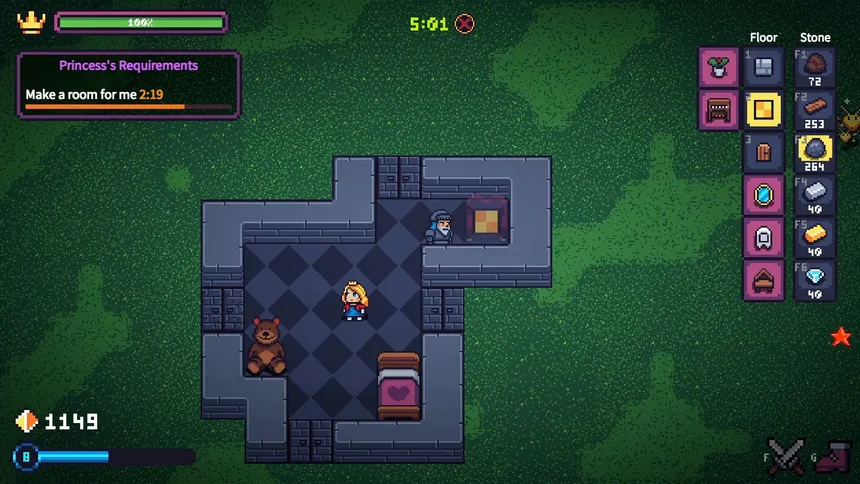 Скриншот 1 к игре Monsters Hate Only the Princess