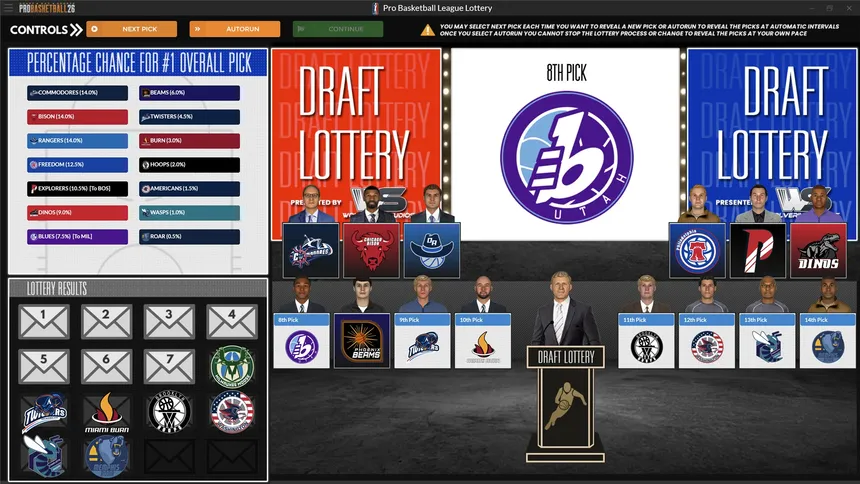 Скриншот 8 к игре Draft Day Sports: Pro Basketball 2026