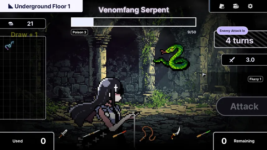 Скриншот 1 к игре Holyland: Deckbuilding Adventure