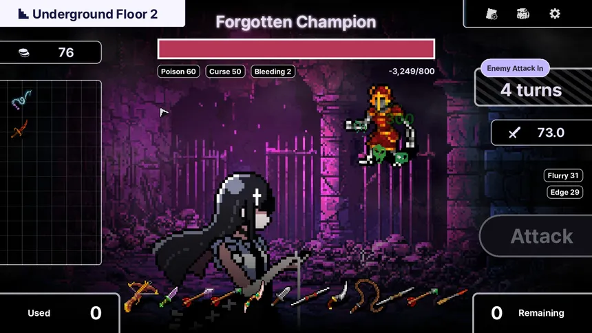 Скриншот 4 к игре Holyland: Deckbuilding Adventure