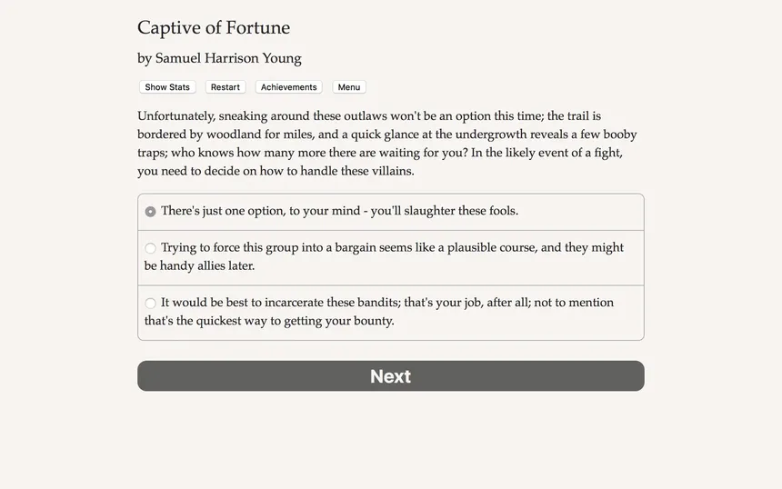 Скриншот 1 к игре Captive of Fortune