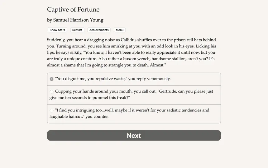 Скриншот 3 к игре Captive of Fortune