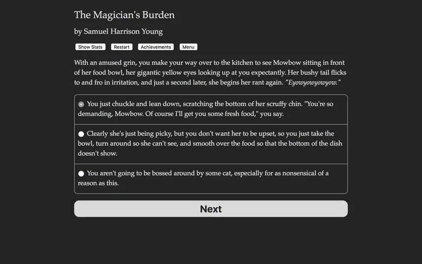 Скриншот 2 к игре The Magician's Burden