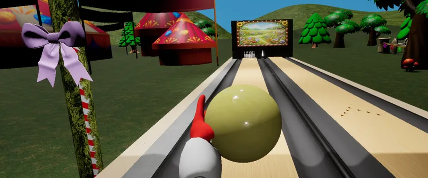 Скриншот 3 к игре Jingle Strike VR Bowling