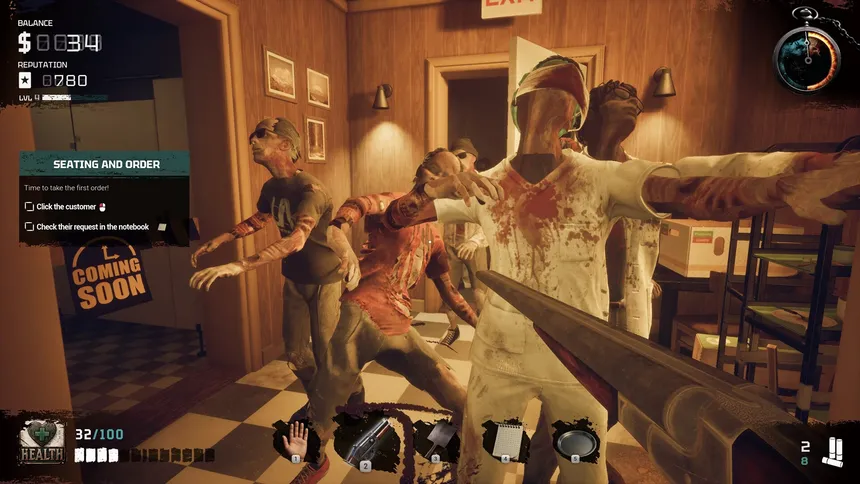 Скриншот 4 к игре Zombie Diner Simulator 🥩 💀