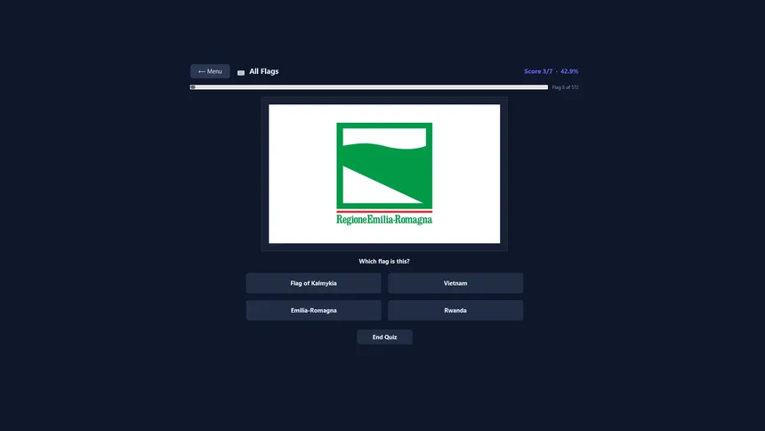 Скриншот 3 к игре Ethan's Flag Quiz Game