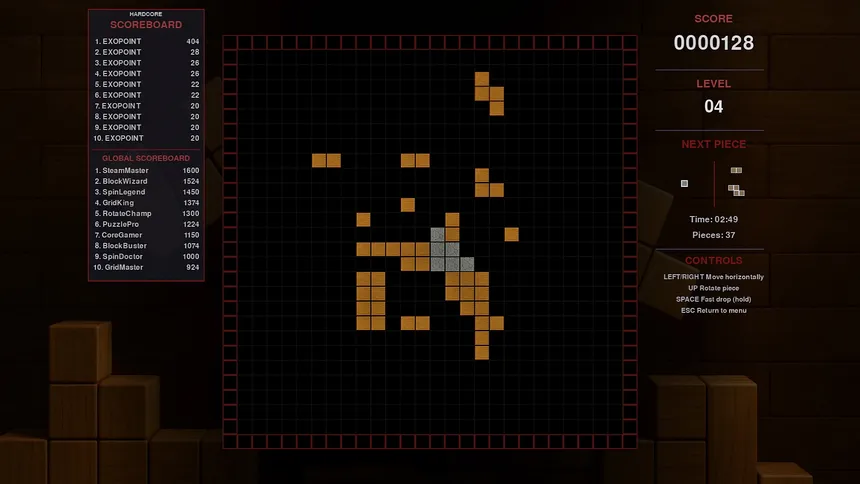 Скриншот 1 к игре SpinGrid: Core Block Puzzle
