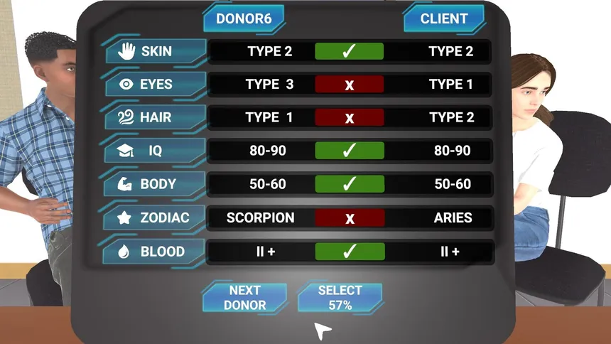 Скриншот 4 к игре Donor Clinic Simulator