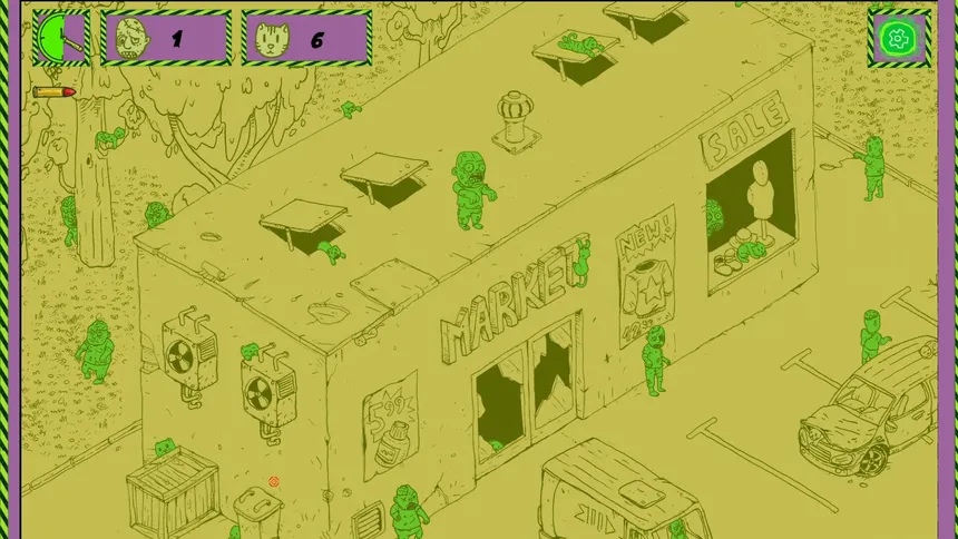 Скриншот 4 к игре Cats vs Zombies