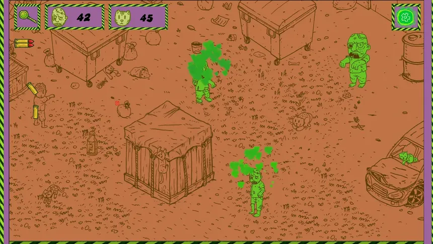 Скриншот 6 к игре Cats vs Zombies