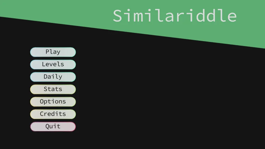 Скриншот 1 к игре Similariddle