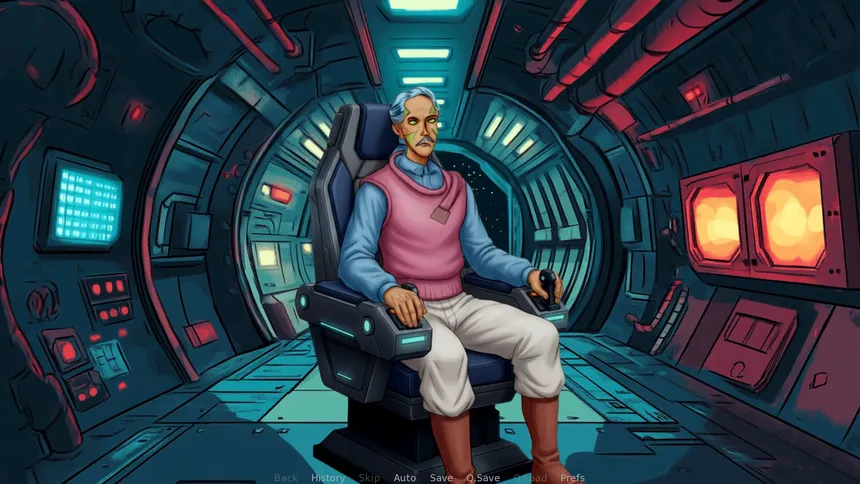 Скриншот 1 к игре Space Novel: Forsaken Cargo