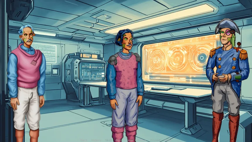 Скриншот 2 к игре Space Novel: Forsaken Cargo