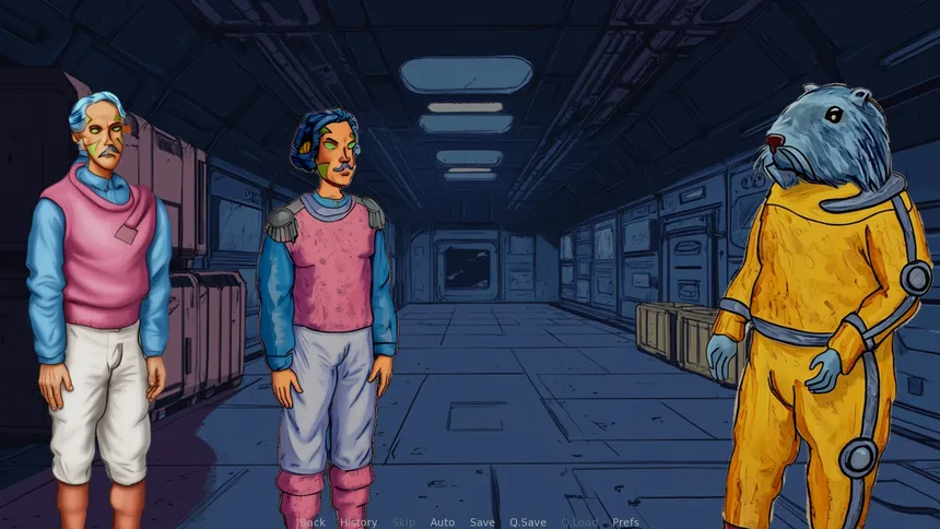 Скриншот 3 к игре Space Novel: Forsaken Cargo