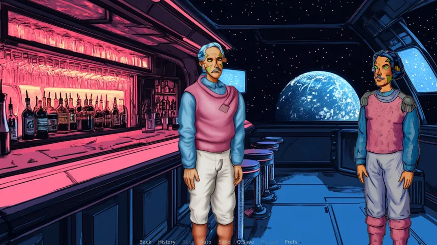 Скриншот 4 к игре Space Novel: Forsaken Cargo